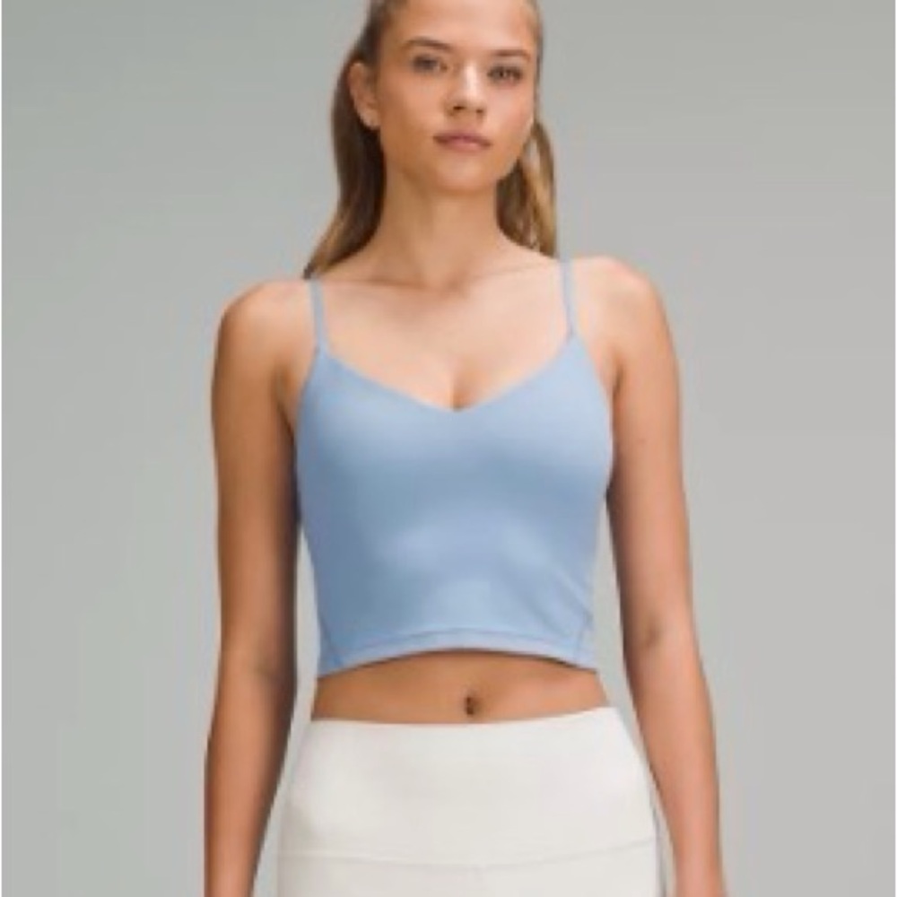 lululemon athletica Light Blue Tank Top